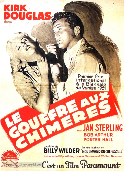 Ace in the Hole - French Movie Poster