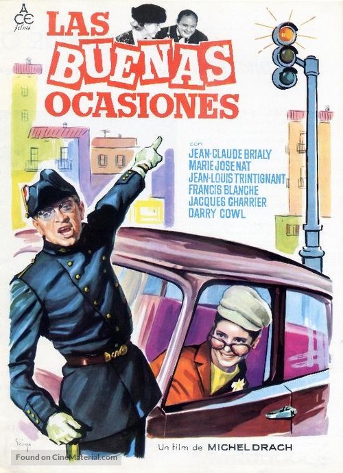 La bonne occase - Spanish Movie Poster