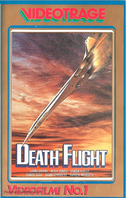 SST: Death Flight - Finnish VHS movie cover