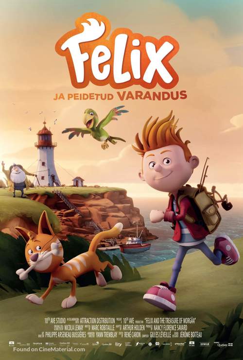 F&eacute;lix et le tr&eacute;sor de Morg&auml;a - Estonian Movie Poster