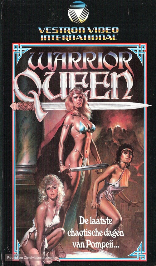 Warrior Queen - Dutch VHS movie cover