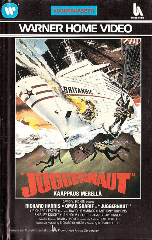 Juggernaut - Finnish VHS movie cover