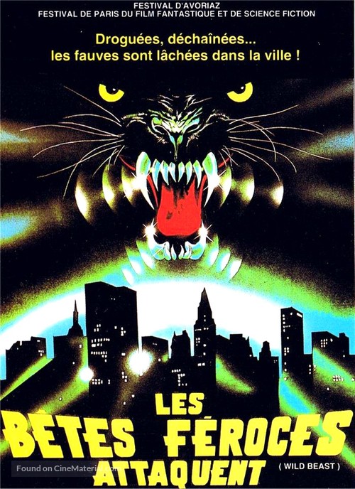 Wild beasts - Belve feroci - French DVD movie cover