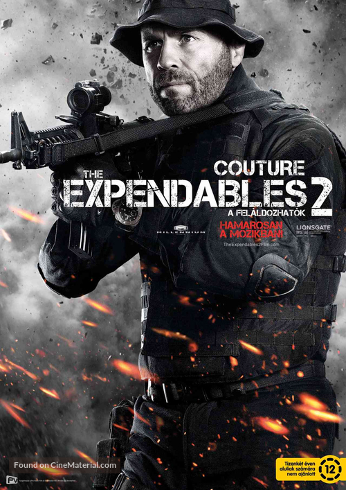 The Expendables 2 - Hungarian Movie Poster