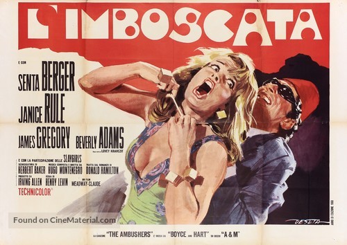 The Ambushers - Italian Movie Poster