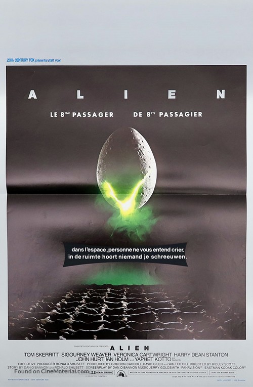 Alien - Belgian Movie Poster