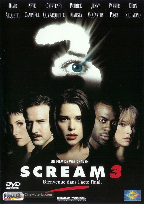 Scream 3 - French DVD movie cover