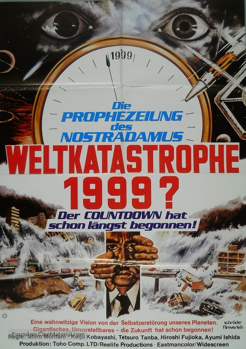 Nosutoradamusu no daiyogen - German Movie Poster