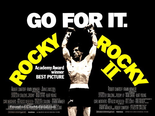 Rocky II - British Combo movie poster