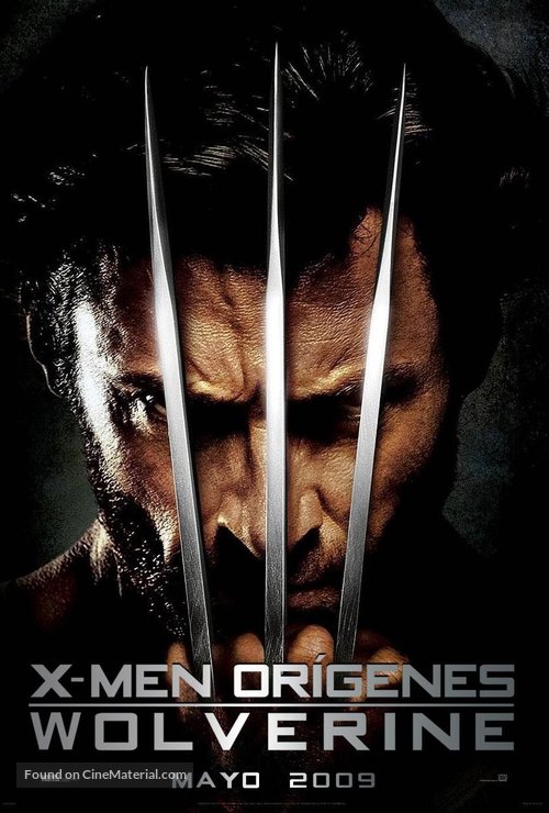X-Men Origins: Wolverine - Mexican Movie Poster