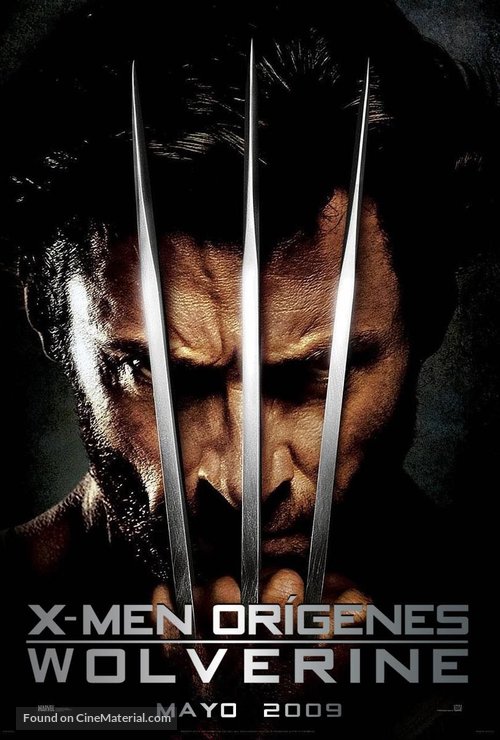 X-Men Origins: Wolverine - Mexican Movie Poster