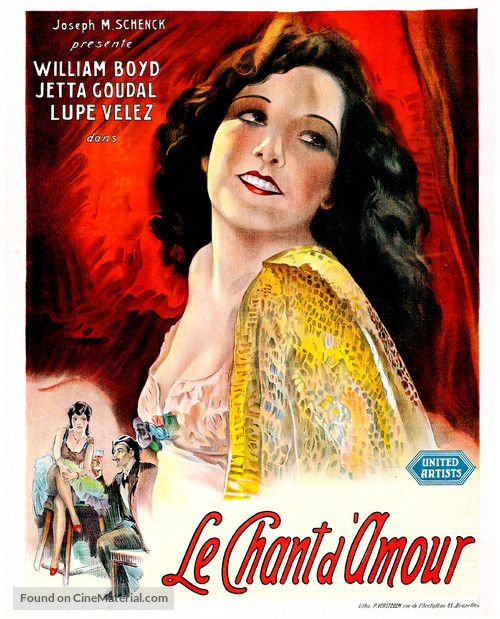 Lady of the Pavements - Belgian Movie Poster