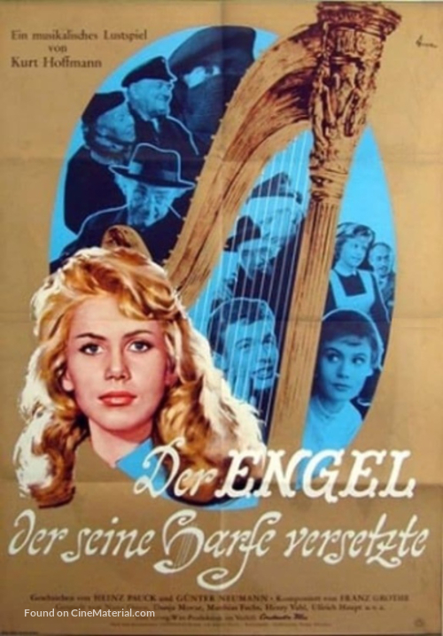 Der Engel, der seine Harfe versetzte - German Movie Poster