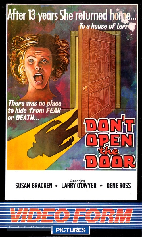 Don&#039;t Open the Door! - VHS movie cover