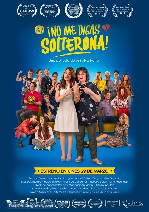 No Me Digas Solterona - Peruvian Movie Poster