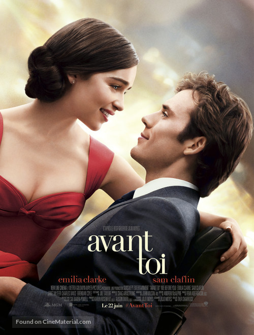 Me Before You - French Movie Poster