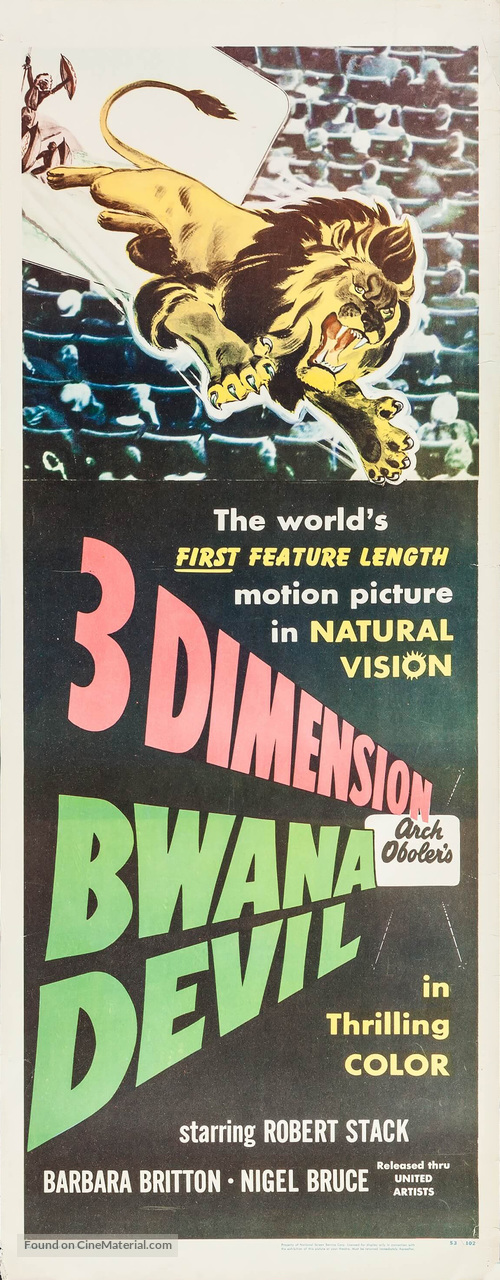 Bwana Devil - Movie Poster