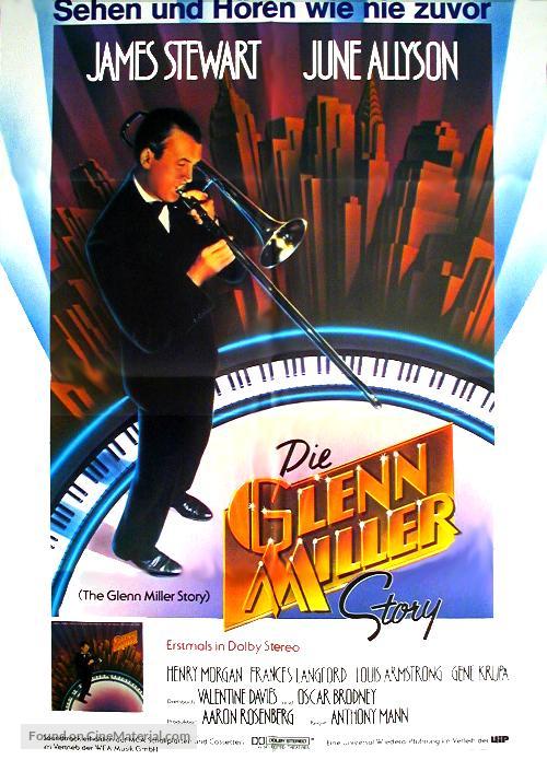 The Glenn Miller Story - German Movie Poster