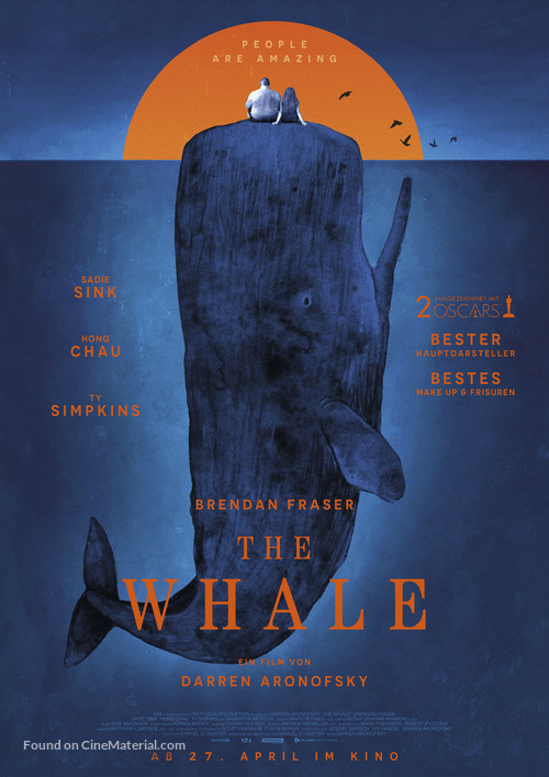 The Whale (2022) German movie poster