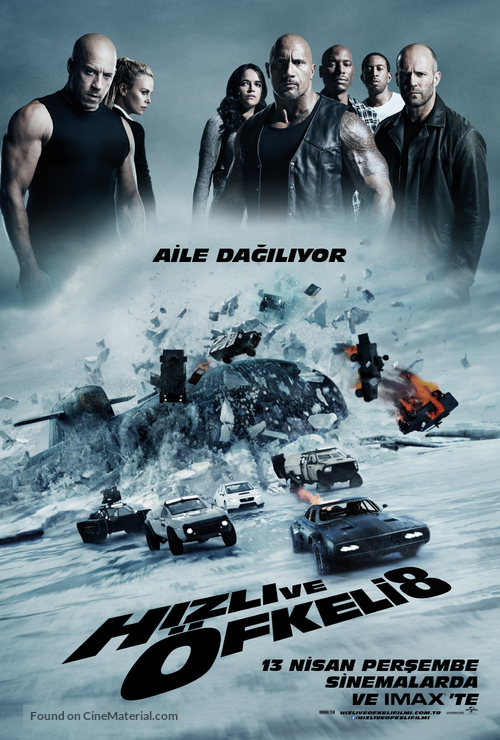 The Fate of the Furious - Turkish Movie Poster