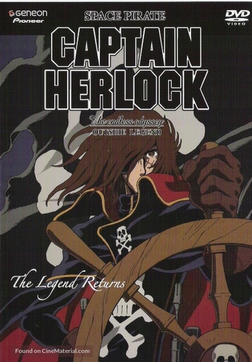 Space Pirate Captain Harlock: The Endless Odyssey - Japanese DVD movie cover