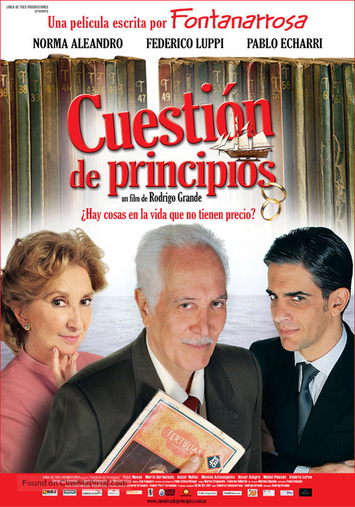 Cuesti&oacute;n de principios - Argentinian Movie Poster