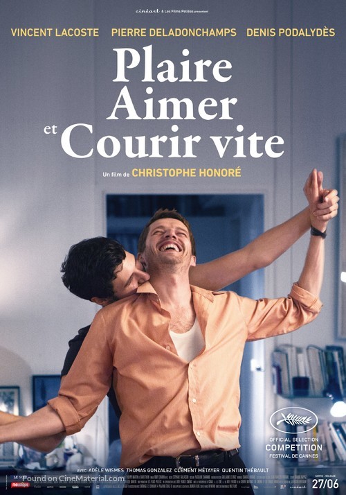 Plaire, aimer et courir vite - Belgian Movie Poster