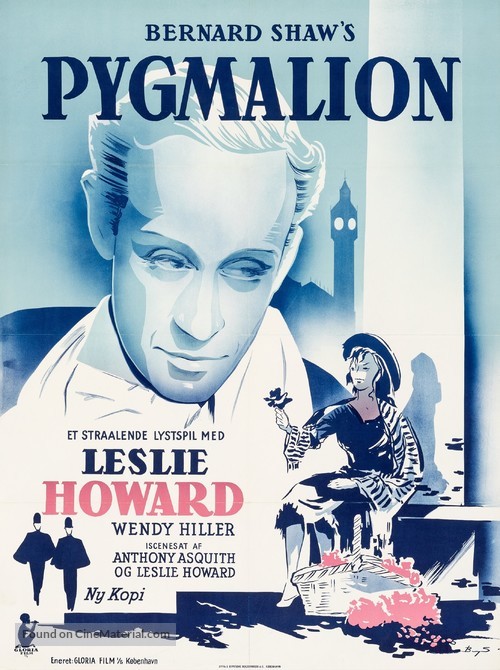 Pygmalion - Danish Movie Poster