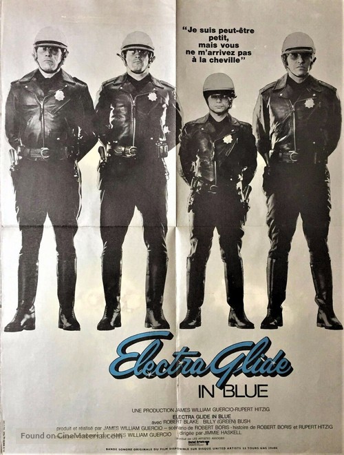 Electra Glide in Blue - French Movie Poster