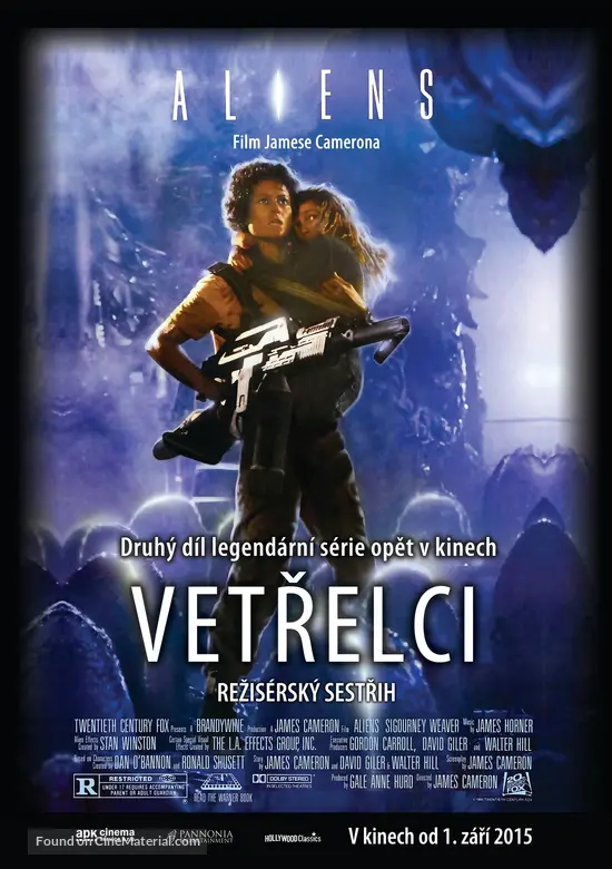 Aliens - Czech Re-release movie poster