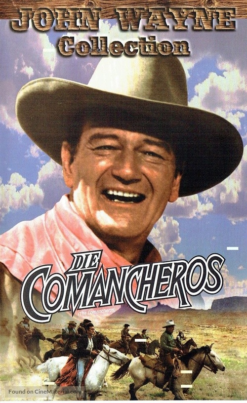 The Comancheros - German VHS movie cover