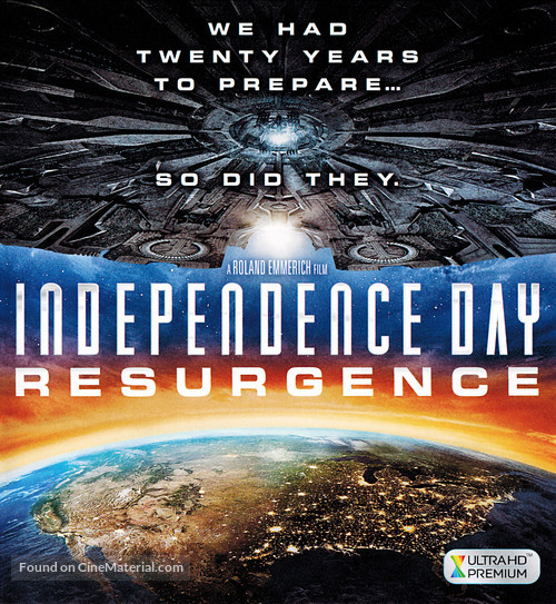 Independence Day: Resurgence - Blu-Ray movie cover
