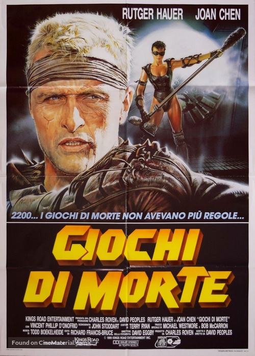 The Blood of Heroes - Italian Movie Poster