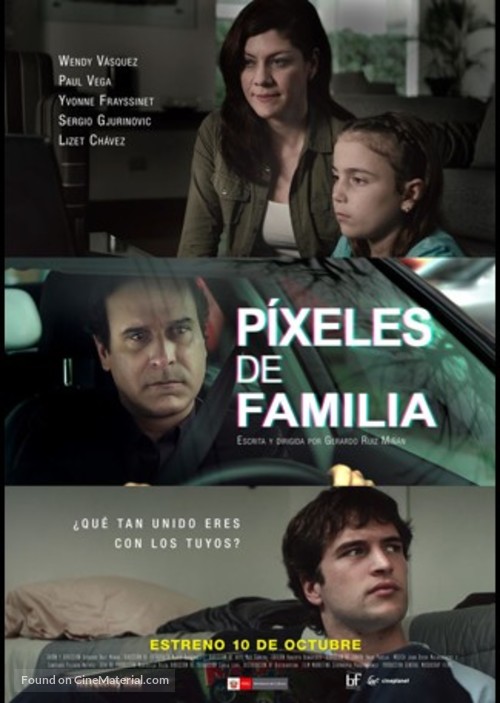 P&iacute;xeles de familia - Peruvian Movie Poster