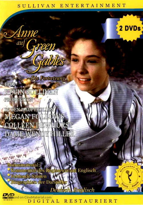 Anne of Green Gables: The Sequel - German DVD movie cover