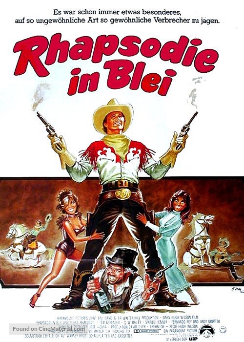 Rustlers&#039; Rhapsody - German Movie Poster