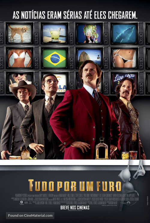 Anchorman 2: The Legend Continues - Brazilian Movie Poster