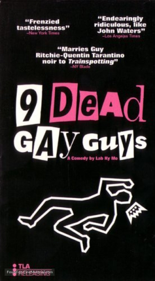 9 Dead Gay Guys - British VHS movie cover