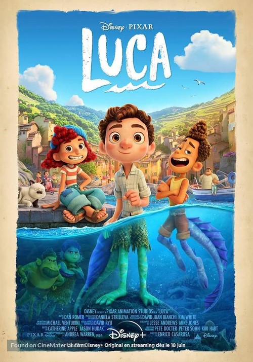 Luca - French Movie Poster