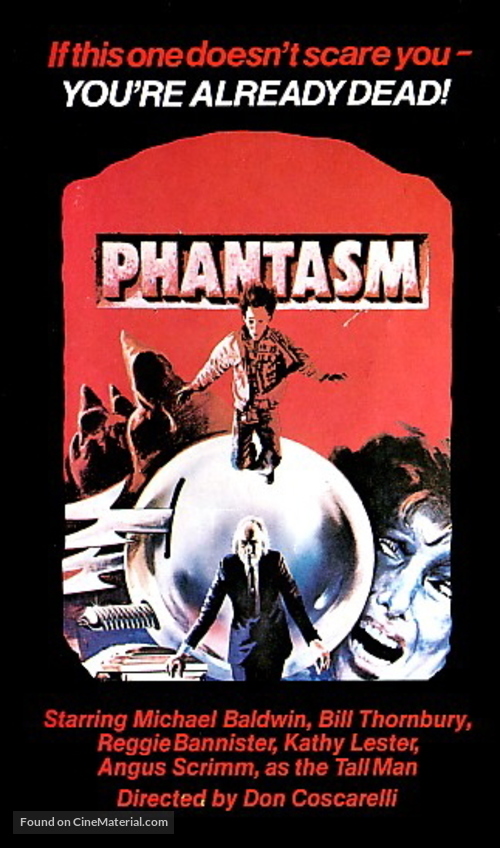 Phantasm - VHS movie cover