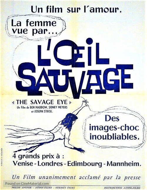 The Savage Eye - French Movie Poster