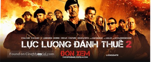 The Expendables 2 - Vietnamese Movie Poster