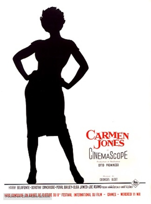 Carmen Jones - French Movie Poster