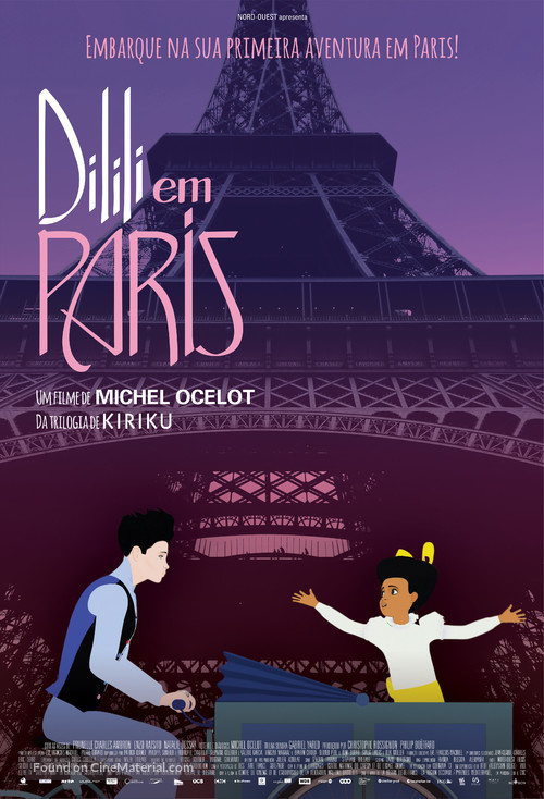 Dilili &agrave; Paris - Brazilian Movie Poster