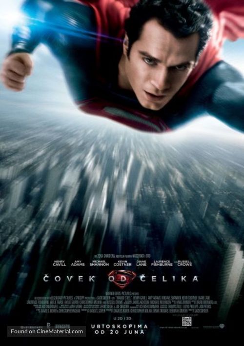 Man of Steel - Serbian Movie Poster
