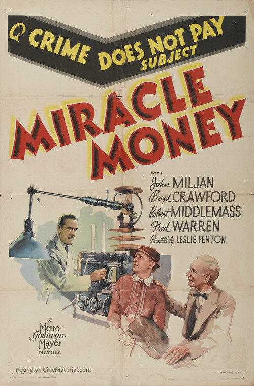 Miracle Money - Movie Poster