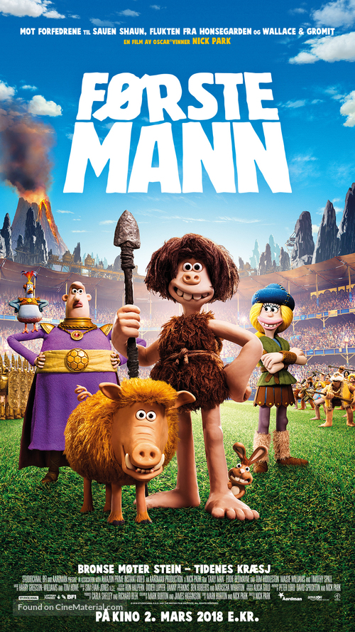 Early Man - Norwegian Movie Poster