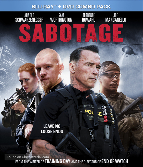 Sabotage - Canadian Blu-Ray movie cover