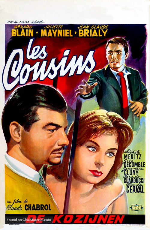 Les cousins - Belgian Movie Poster