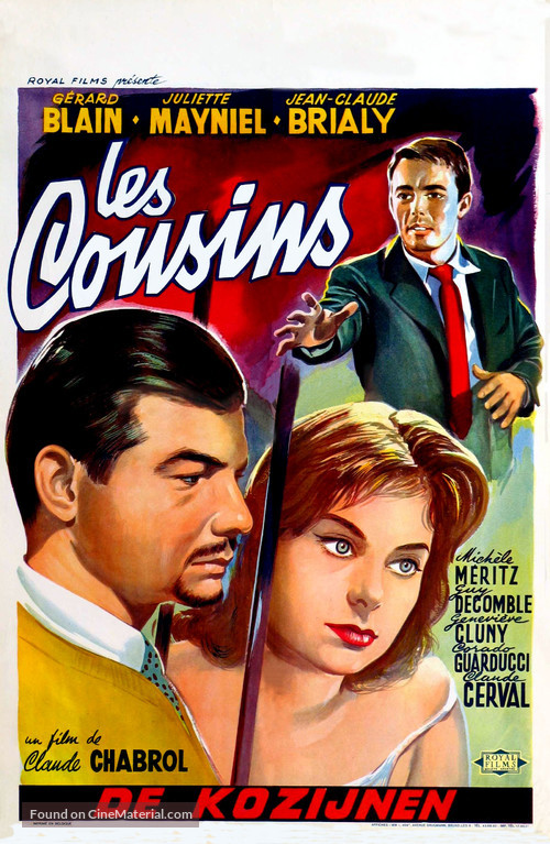 Les cousins - Belgian Movie Poster